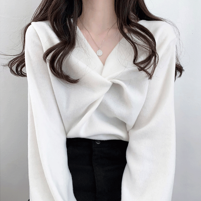 ツイスト起毛ニット - [10代・20代女性ファッション,韓国通販, sona